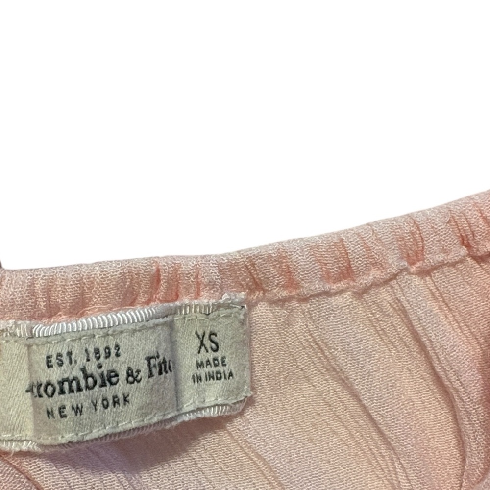Vintage Abercrombie & Fitch Babydoll Camisole XS Pink Lace Y2K Fairy Coquette - Picture 8 of 8